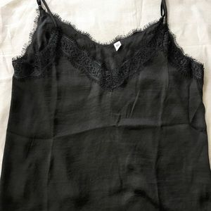 Bp. Black lace cami